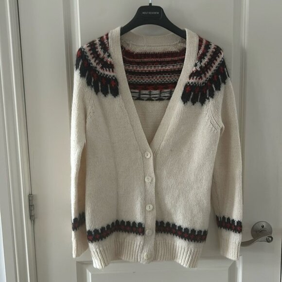 🎀Aritzia “TNA” Laguna Wool/Alpaca Button Front Cardigan (small) euc - Picture 2 of 10